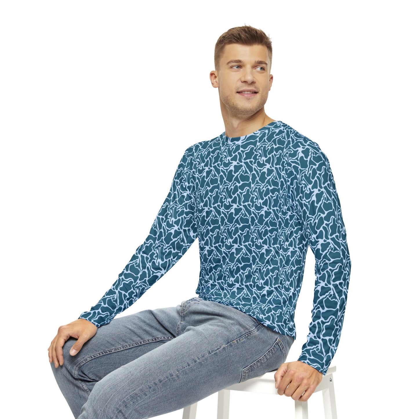Longhorn Camo - Men's Long Sleeve